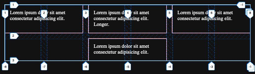 3 column CSS grid with item in the last row centered